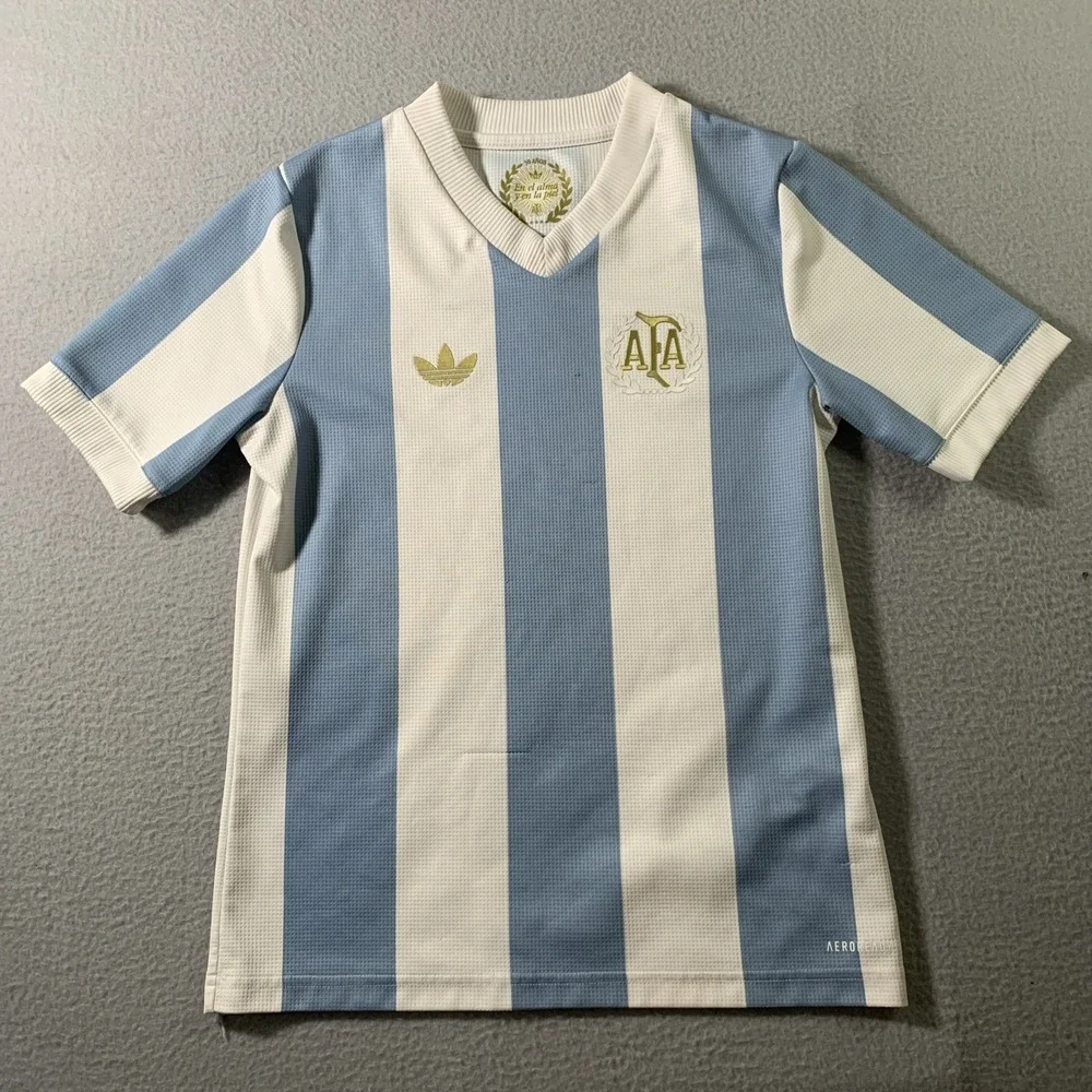 Adidas AEROREADY Argentina 50th Anniversary Soccer Jersey 11-12y/152 US MEDIUM